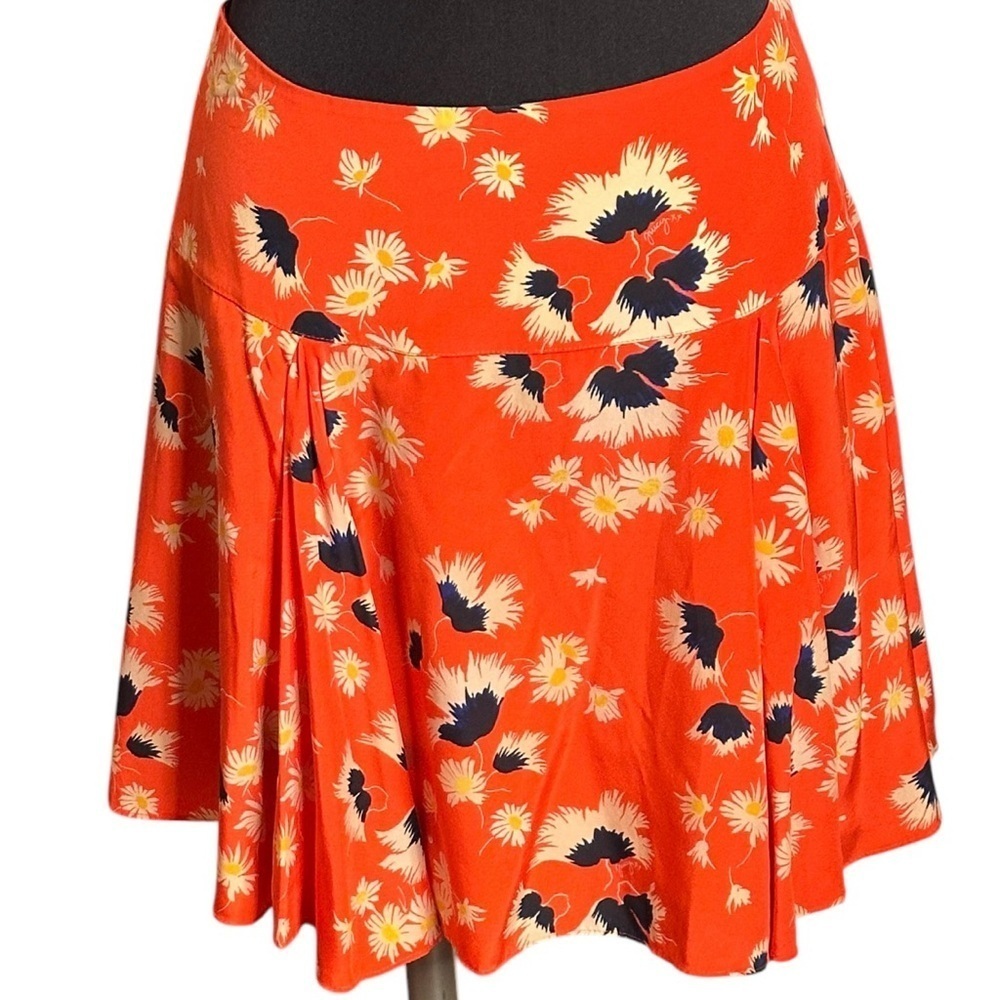 Juicy Couture Floral Orange Skirt